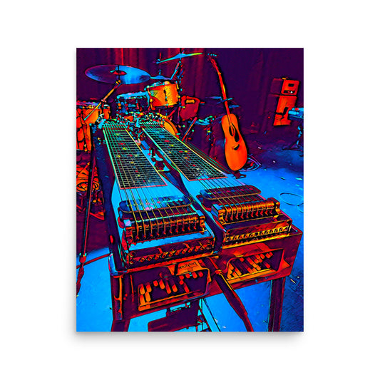 "Pedal Steel Gig" - Poster